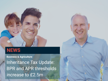 Budget update: BPR & APR thresholds increase